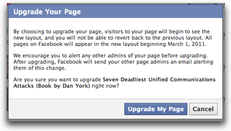 Facebookupgradewarning