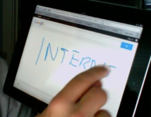 Google handwriting