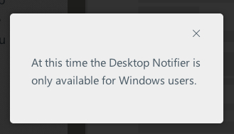 Desktop Notifier Yammer Desktop App