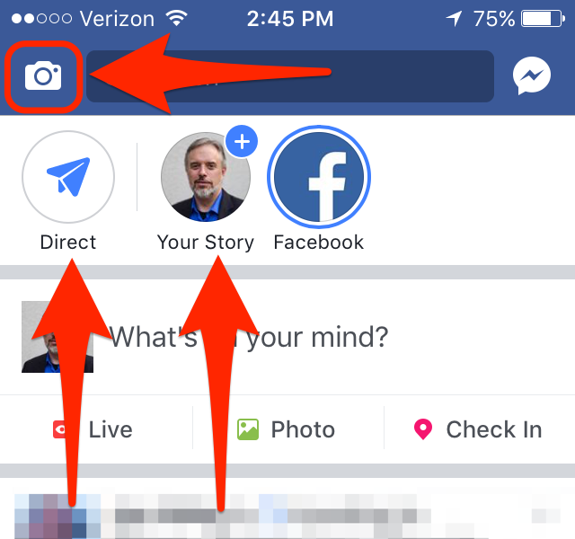 Facebook stories