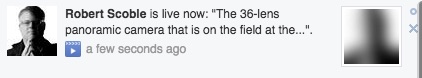 Facebook live notifications