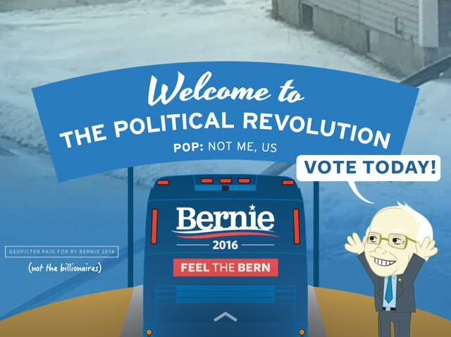 Bernie snapchat primaryday cropped