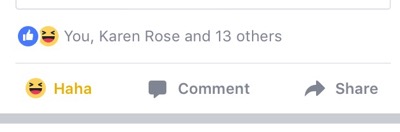 FB reactions after