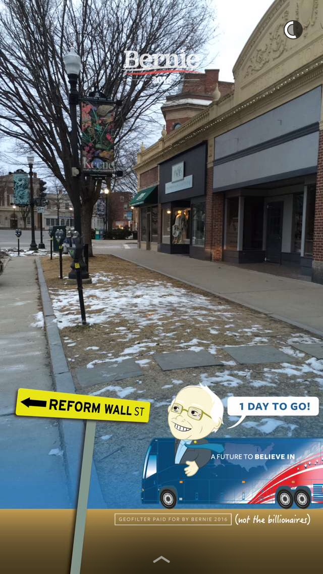 Bernie snapchat final