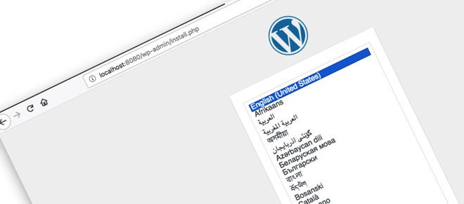 Wordpress docker installation