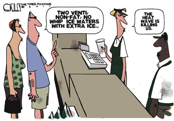 110813 Heat Wave is Killing Us - Skelly Cartoon