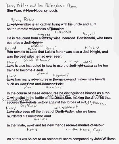 110710 Harry Potter Script Compared to Star Wars