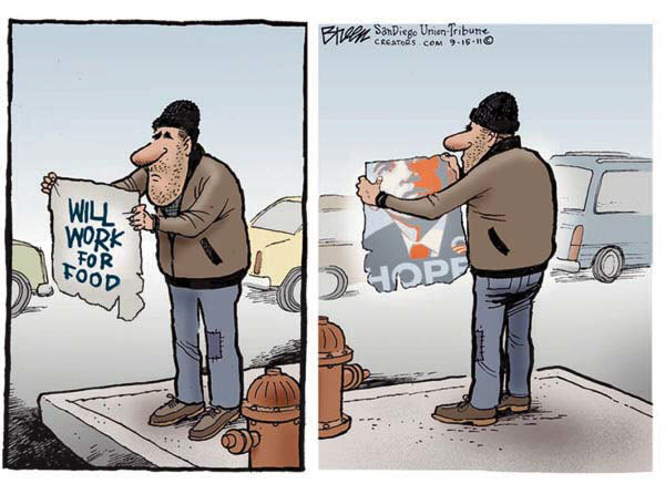 110918 Will Work for Food - Breen Cartoon