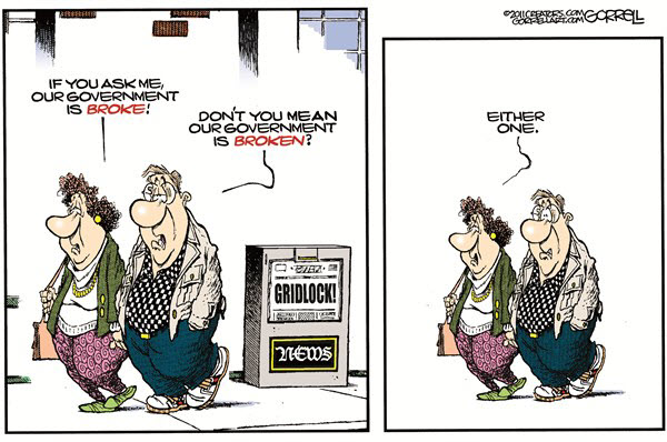 111125 Broke or Broken - Gorrell Cartoon