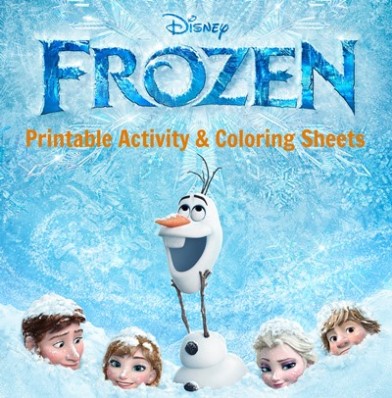 Disney's Frozen Free Printable Activity and Coloring Sheets for Kids