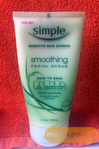 Simple Beauty smoothing scrub for sensitive skin Simple Beauty smoothing scrub for sensitive skin