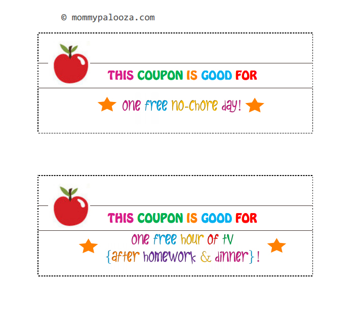 free printable back to school coupons for kids