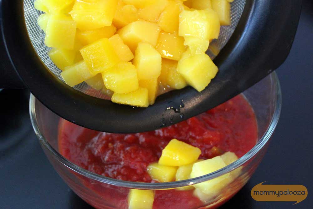 Easy 2-Minute Mango Salsa Appetizer Recipe by Mommypalooza