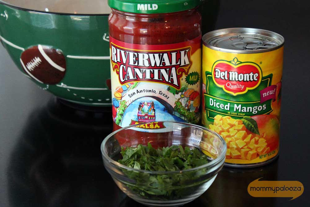 Easy 2-Minute Mango Salsa Appetizer Recipe by Mommypalooza