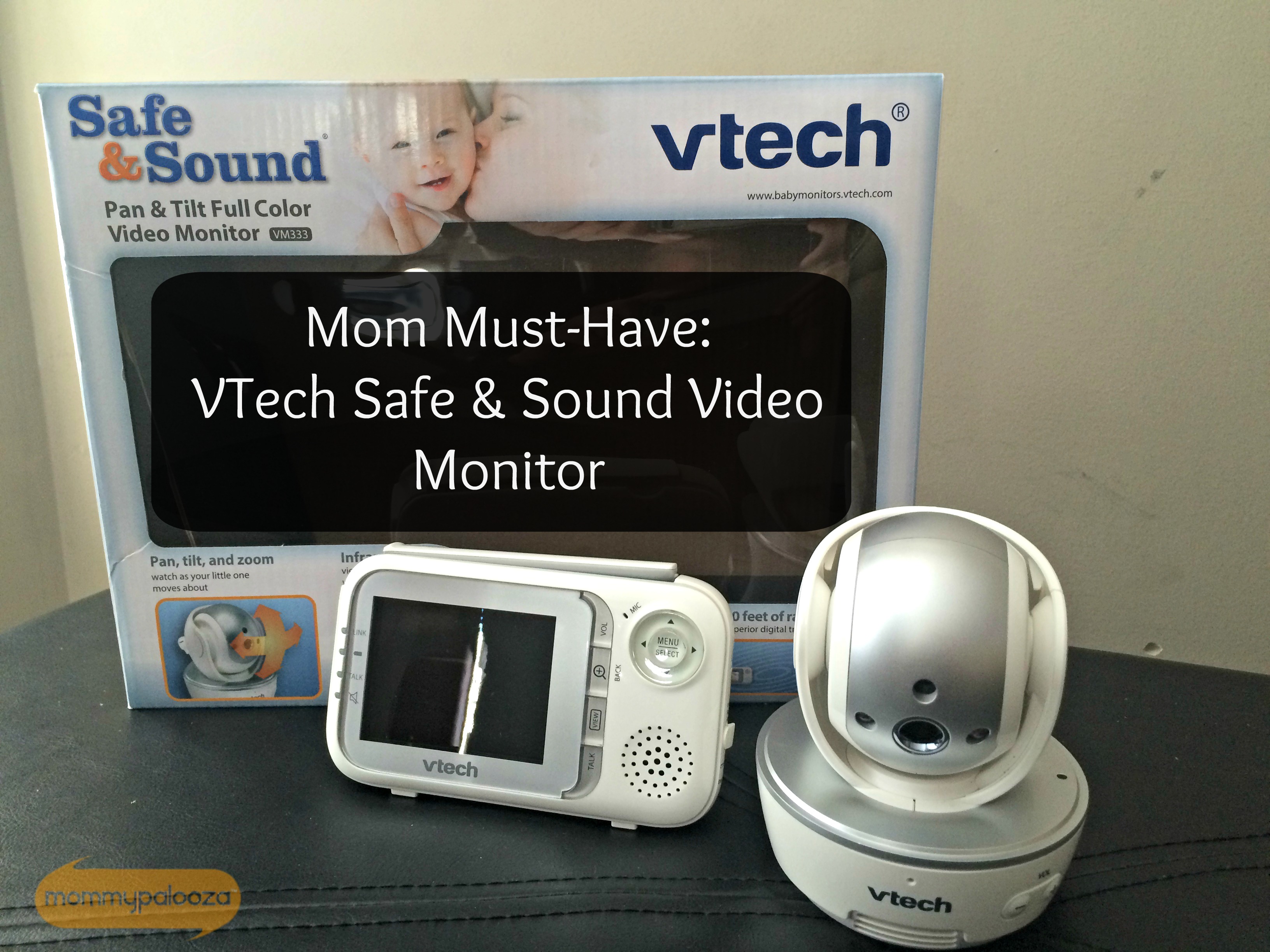 Mom Must-Have: VTech Safe and Sound® Pan & Tilt Full Color Video Baby Monitor Review #VTechBaby