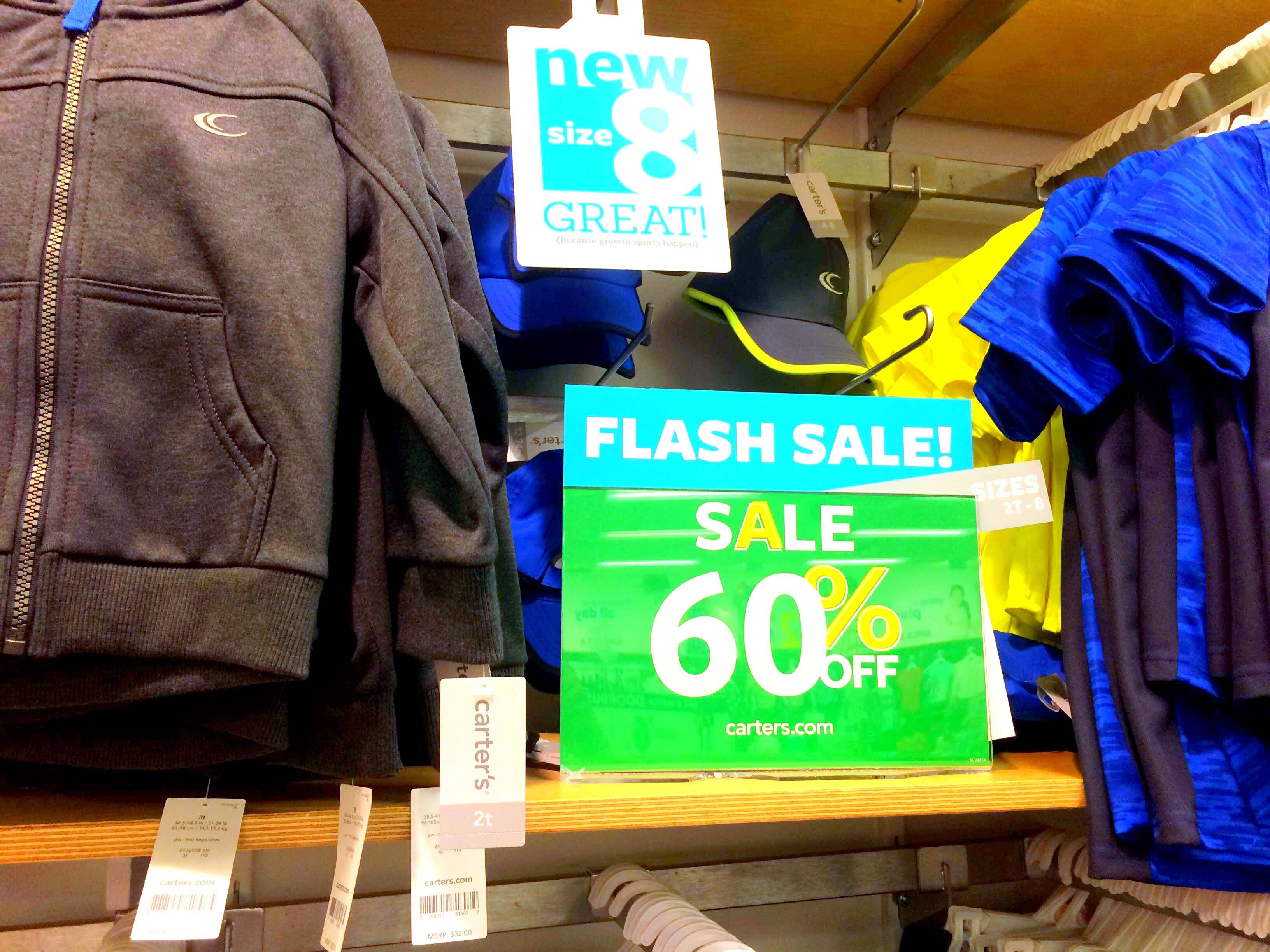 Carter's stores have everything your kids need for back to school season. With their fantastic sales and coupons like this, you can get a great deal on kids' jeans, tops, accessories, and all the basics. Their quality is really good and I love their fun and playful designs, plus they now carry size 8 - which is great!