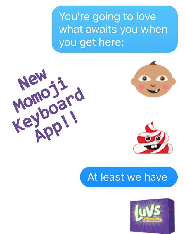 Texting is Fun Again with the New Momoji Keyboard App by Luvs + $100 Gift Card Giveaway!