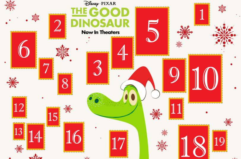 Disney's The Good Dinosaur Printable Advent Calendar