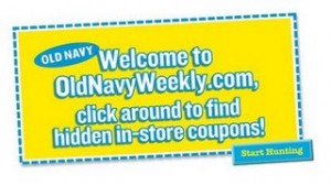 Old Navy Weekly!