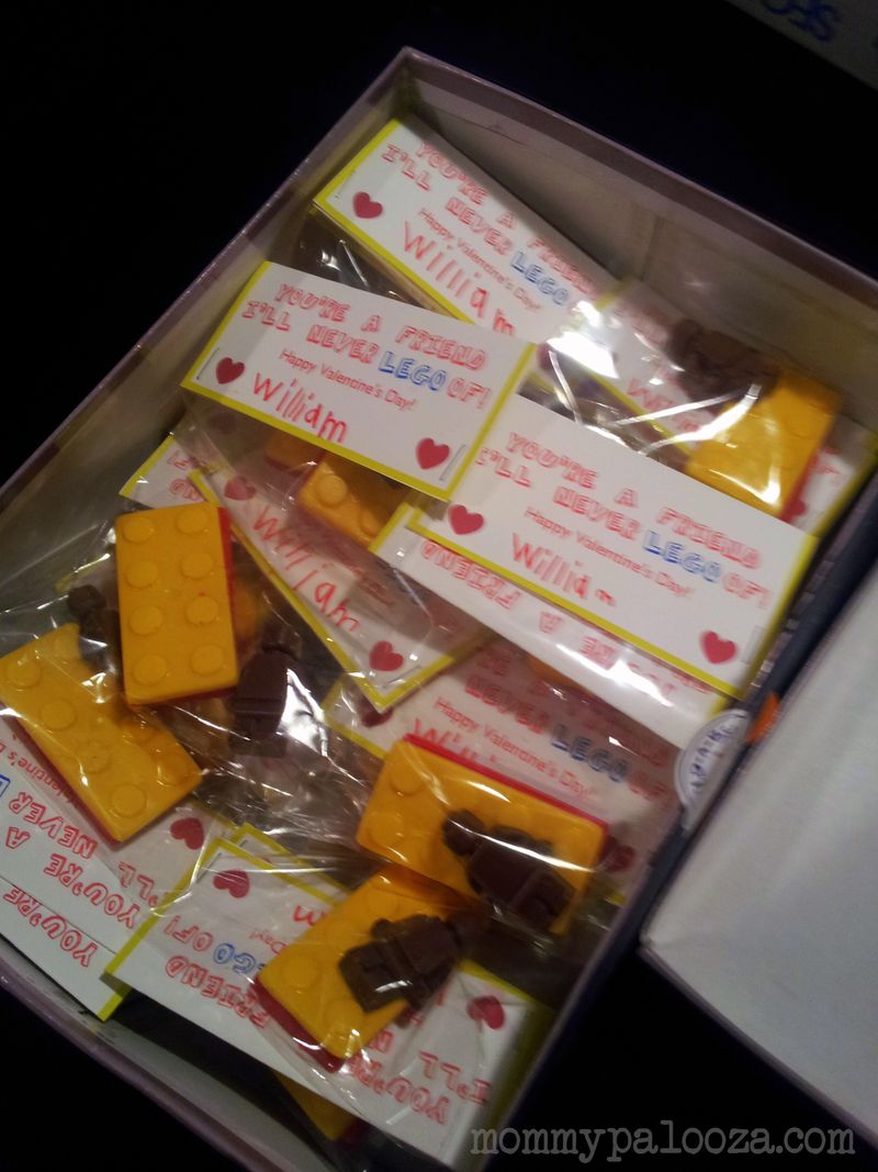 LEGO Valentines for kids