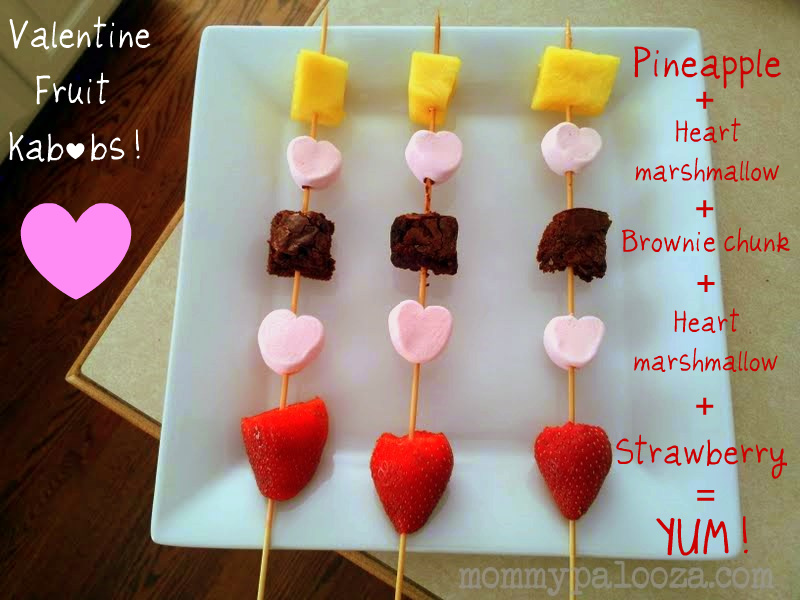 Valentine Fruit Kabobs