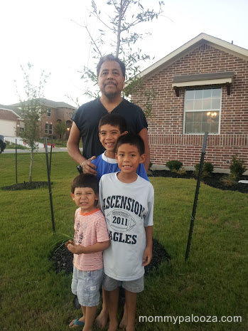 My Dad & my 3 boys