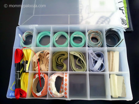 ribbon tackle box storage