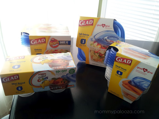 Glad® Food Storage containers make packing school lunches fun!