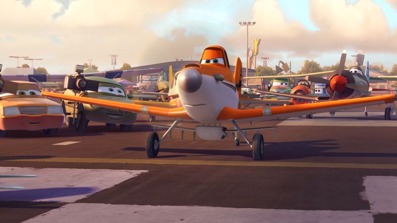 Dane Cook as the voice of Dusty in Disney's 'Planes' movie