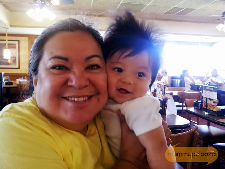 Grammy and Andrew! Grammy and Andrew!