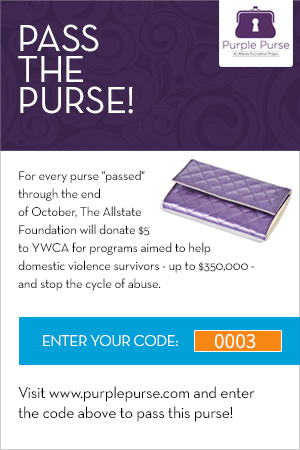Pass the Purple Purse to raise money and awareness!