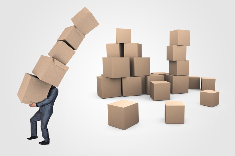 Businessman-boxes