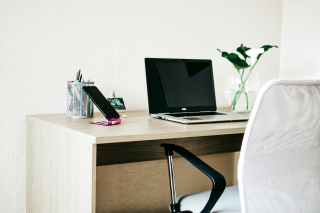 At home office setup